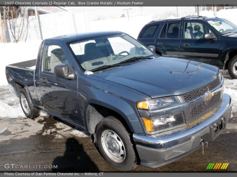 Blue Granite Metallic / Medium Pewter 2007 Chevrolet Colorado LS Regular Cab