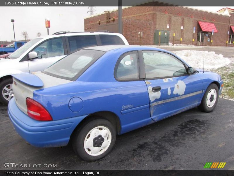 Brilliant Blue / Gray 1996 Dodge Neon Coupe