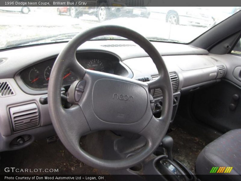 Brilliant Blue / Gray 1996 Dodge Neon Coupe
