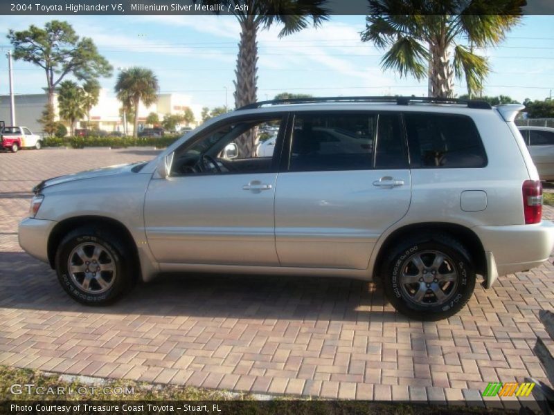 Millenium Silver Metallic / Ash 2004 Toyota Highlander V6