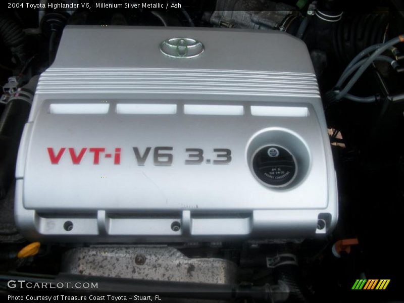 Millenium Silver Metallic / Ash 2004 Toyota Highlander V6