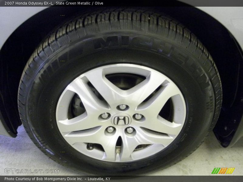 Slate Green Metallic / Olive 2007 Honda Odyssey EX-L