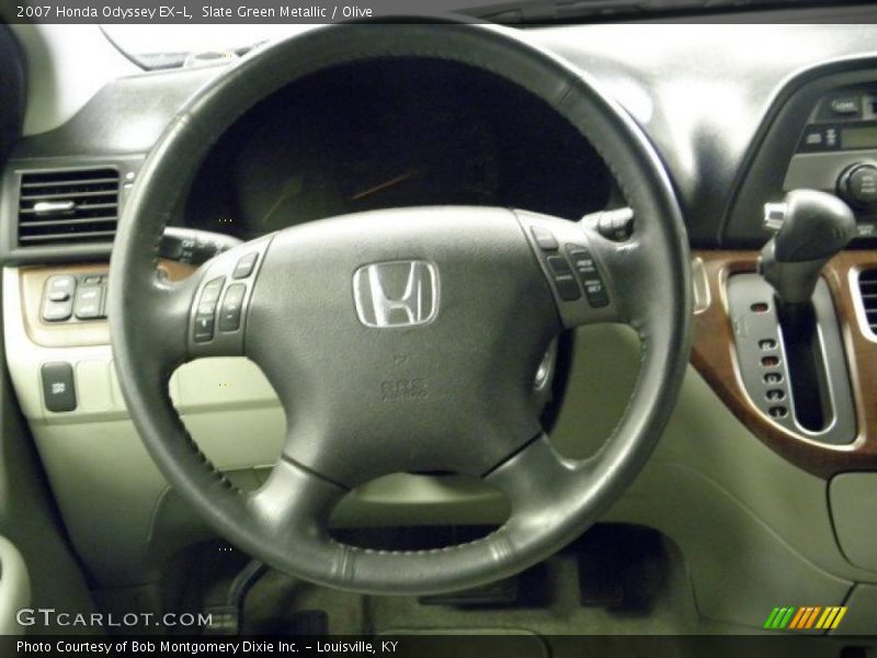 Slate Green Metallic / Olive 2007 Honda Odyssey EX-L