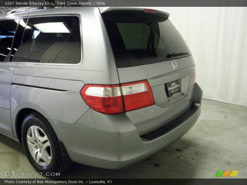 Slate Green Metallic / Olive 2007 Honda Odyssey EX-L