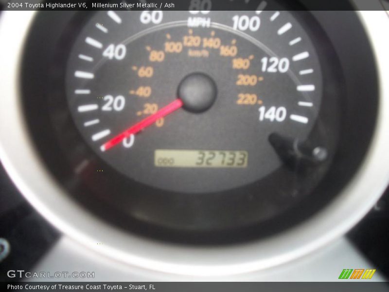 Millenium Silver Metallic / Ash 2004 Toyota Highlander V6