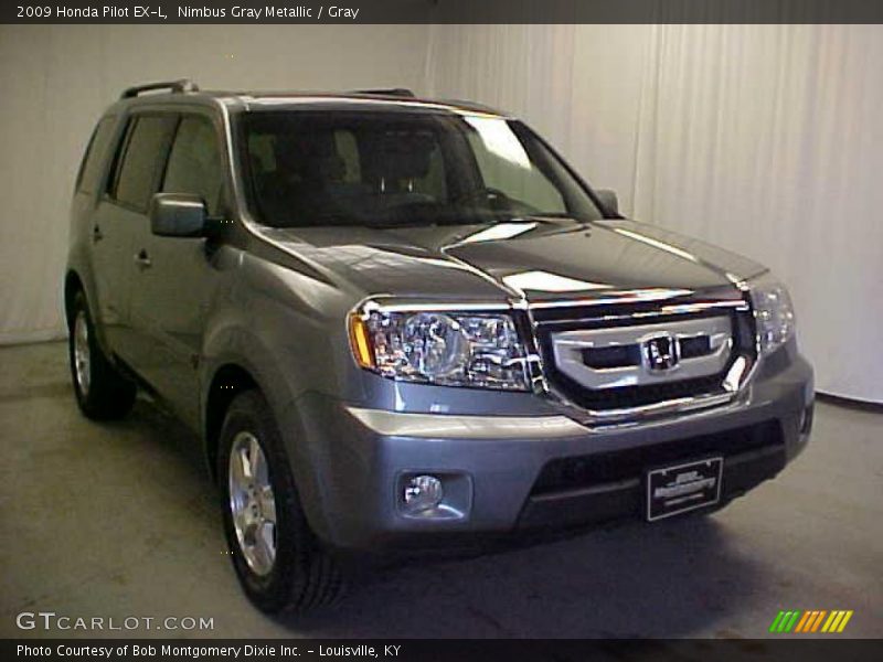 Nimbus Gray Metallic / Gray 2009 Honda Pilot EX-L