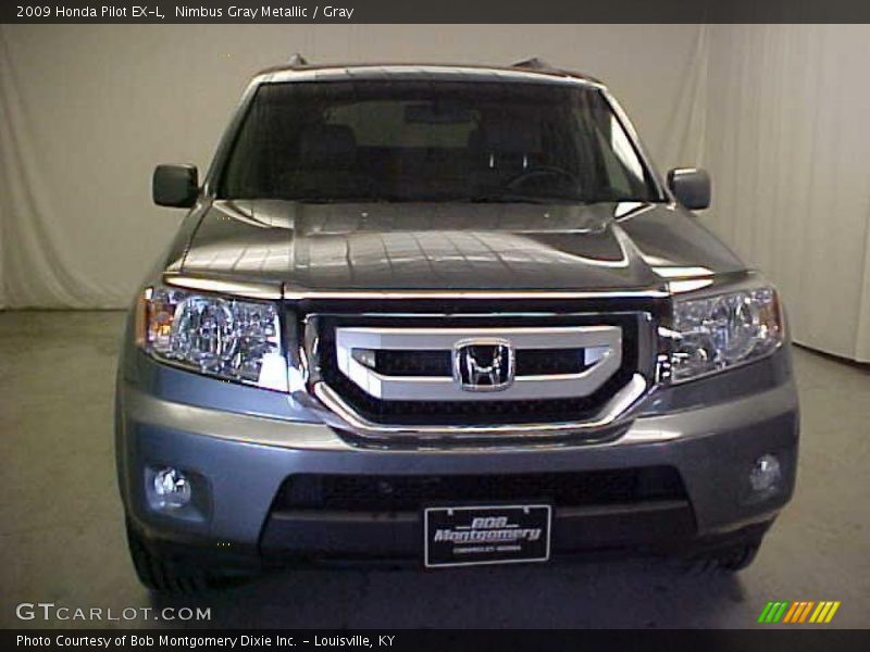 Nimbus Gray Metallic / Gray 2009 Honda Pilot EX-L