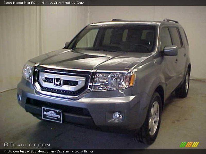 Nimbus Gray Metallic / Gray 2009 Honda Pilot EX-L