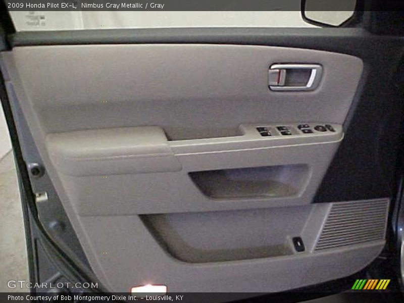 Nimbus Gray Metallic / Gray 2009 Honda Pilot EX-L