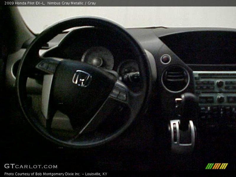 Nimbus Gray Metallic / Gray 2009 Honda Pilot EX-L