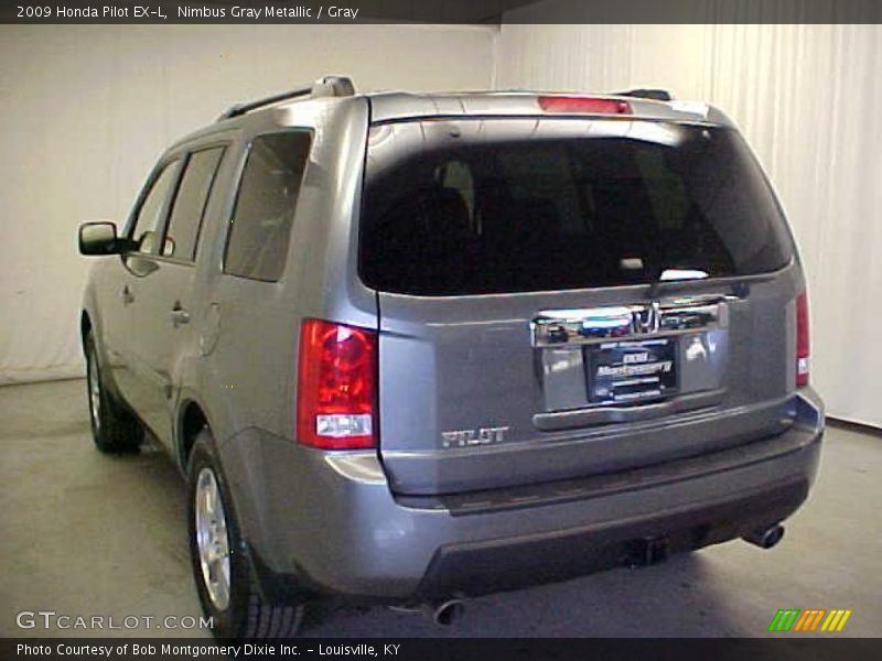Nimbus Gray Metallic / Gray 2009 Honda Pilot EX-L