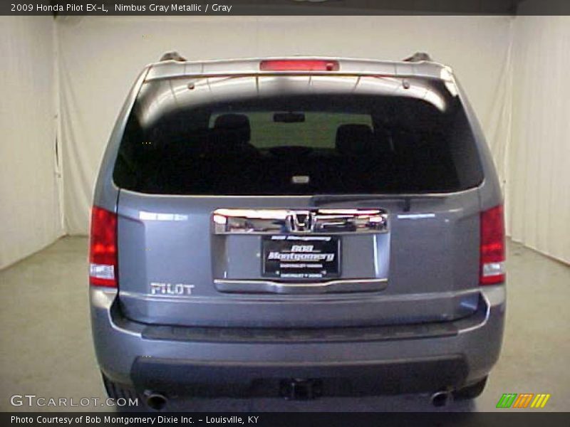 Nimbus Gray Metallic / Gray 2009 Honda Pilot EX-L