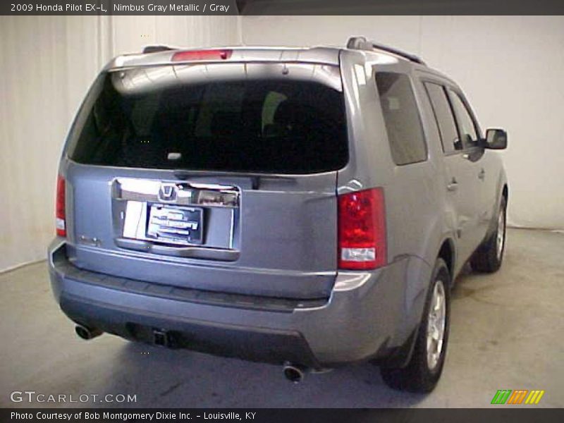 Nimbus Gray Metallic / Gray 2009 Honda Pilot EX-L