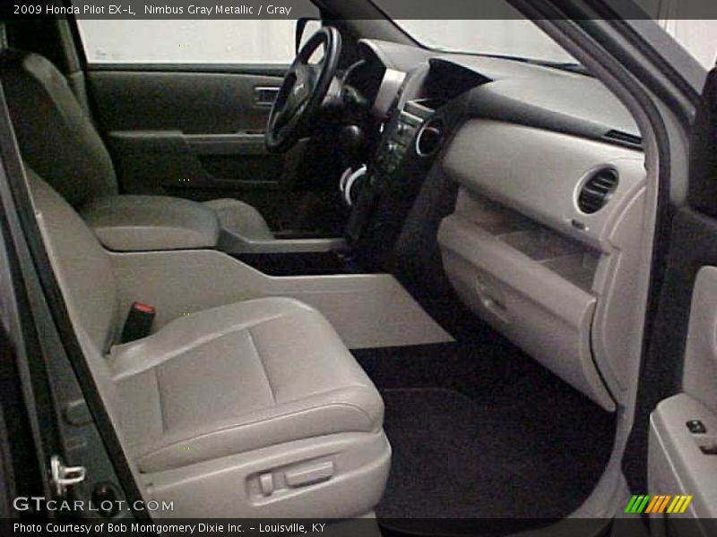 Nimbus Gray Metallic / Gray 2009 Honda Pilot EX-L