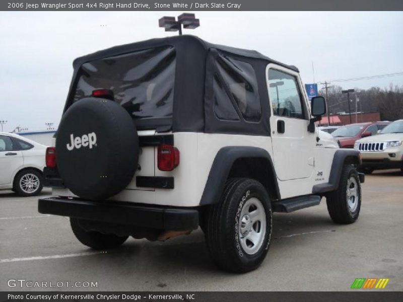 Stone White / Dark Slate Gray 2006 Jeep Wrangler Sport 4x4 Right Hand Drive