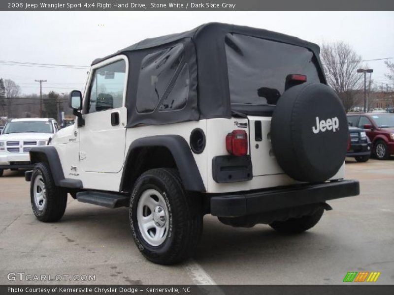 Stone White / Dark Slate Gray 2006 Jeep Wrangler Sport 4x4 Right Hand Drive