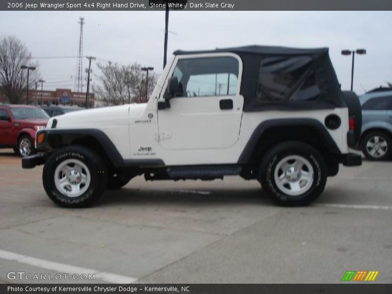 Stone White / Dark Slate Gray 2006 Jeep Wrangler Sport 4x4 Right Hand Drive