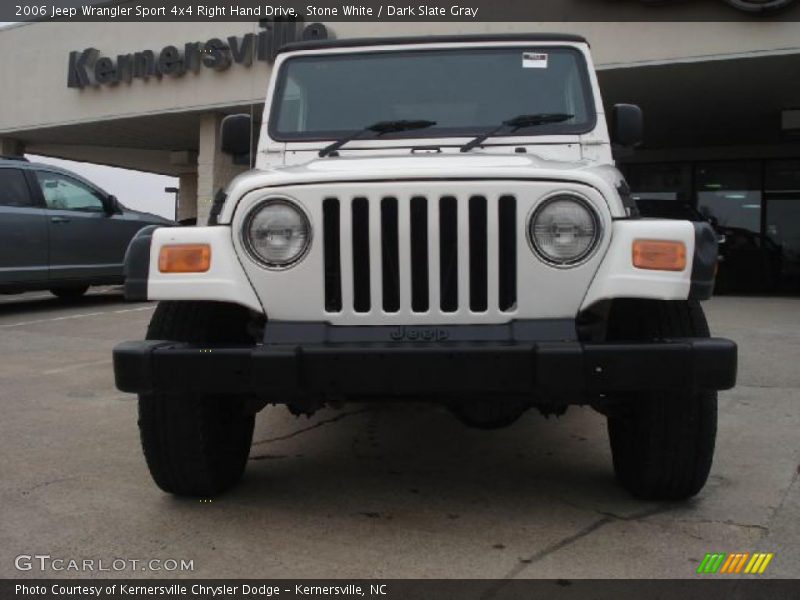 Stone White / Dark Slate Gray 2006 Jeep Wrangler Sport 4x4 Right Hand Drive
