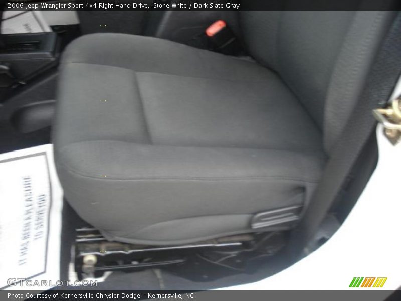 Stone White / Dark Slate Gray 2006 Jeep Wrangler Sport 4x4 Right Hand Drive