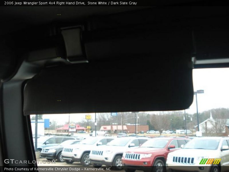 Stone White / Dark Slate Gray 2006 Jeep Wrangler Sport 4x4 Right Hand Drive