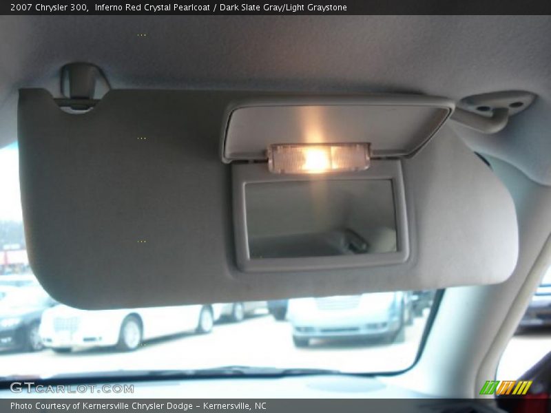 Inferno Red Crystal Pearlcoat / Dark Slate Gray/Light Graystone 2007 Chrysler 300