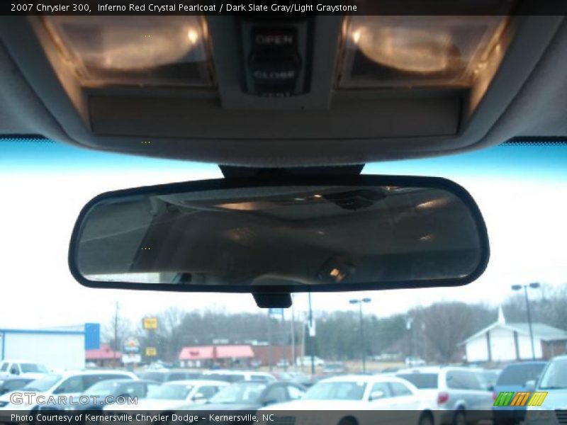 Inferno Red Crystal Pearlcoat / Dark Slate Gray/Light Graystone 2007 Chrysler 300