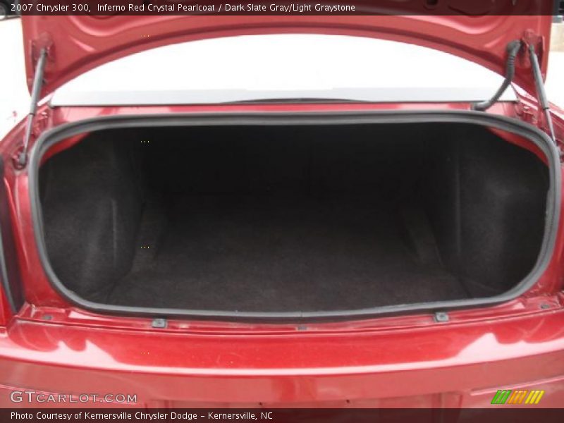 Inferno Red Crystal Pearlcoat / Dark Slate Gray/Light Graystone 2007 Chrysler 300