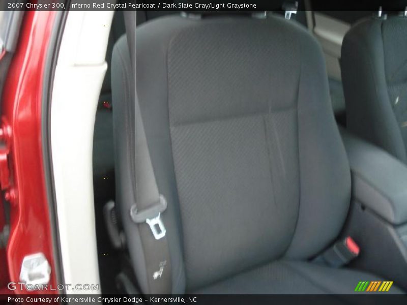 Inferno Red Crystal Pearlcoat / Dark Slate Gray/Light Graystone 2007 Chrysler 300