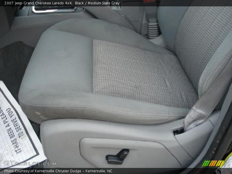 Black / Medium Slate Gray 2007 Jeep Grand Cherokee Laredo 4x4