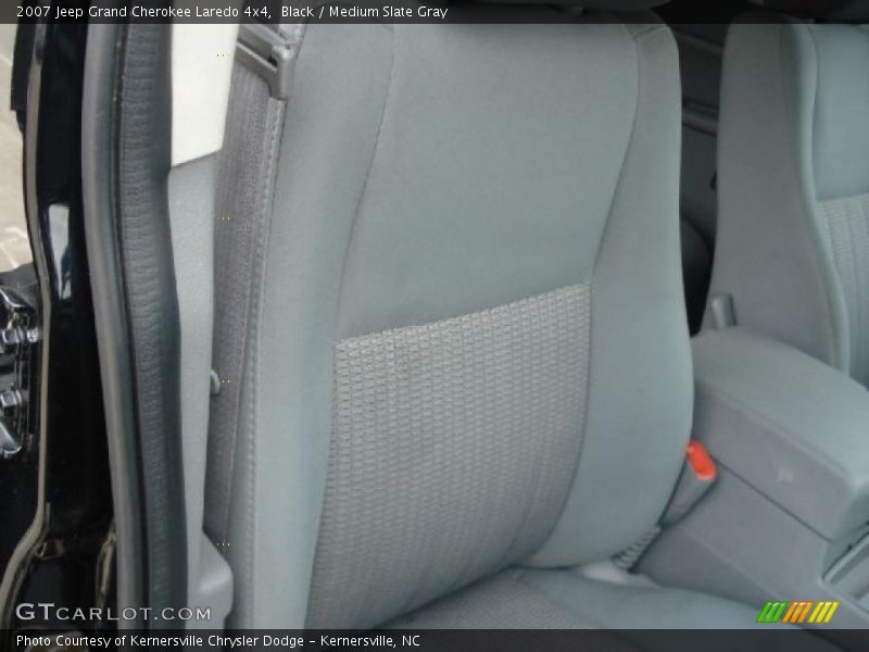 Black / Medium Slate Gray 2007 Jeep Grand Cherokee Laredo 4x4