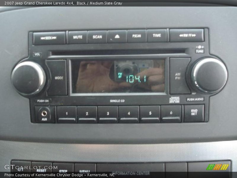 Black / Medium Slate Gray 2007 Jeep Grand Cherokee Laredo 4x4
