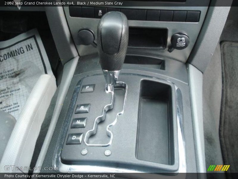 Black / Medium Slate Gray 2007 Jeep Grand Cherokee Laredo 4x4