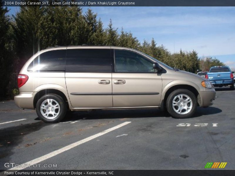 Linen Gold Metallic / Dark Khaki/Light Graystone 2004 Dodge Caravan SXT