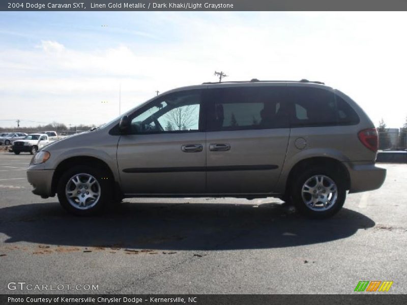 Linen Gold Metallic / Dark Khaki/Light Graystone 2004 Dodge Caravan SXT