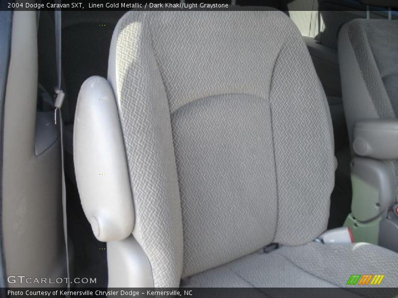 Linen Gold Metallic / Dark Khaki/Light Graystone 2004 Dodge Caravan SXT