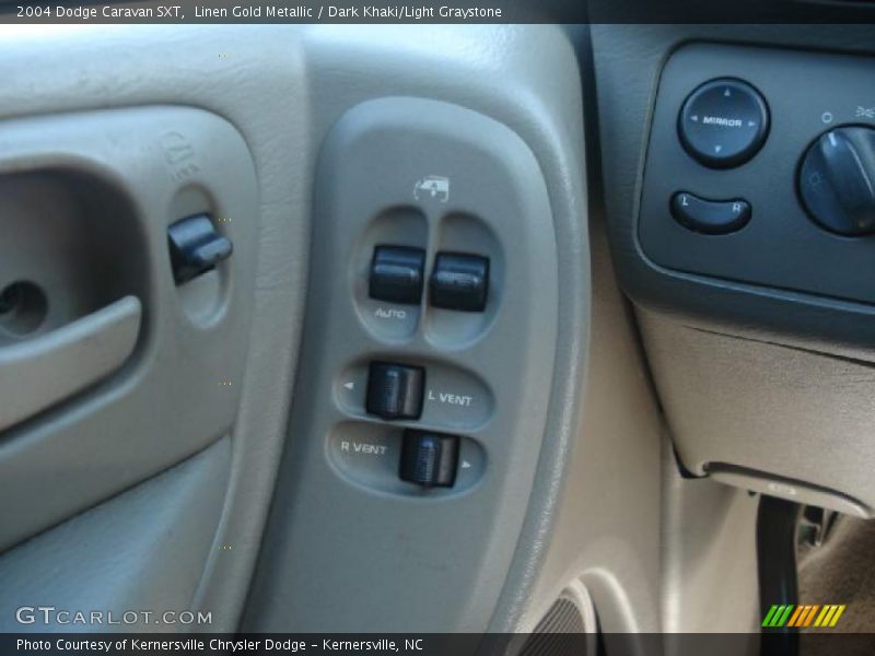Linen Gold Metallic / Dark Khaki/Light Graystone 2004 Dodge Caravan SXT