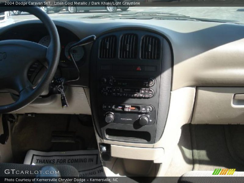 Linen Gold Metallic / Dark Khaki/Light Graystone 2004 Dodge Caravan SXT
