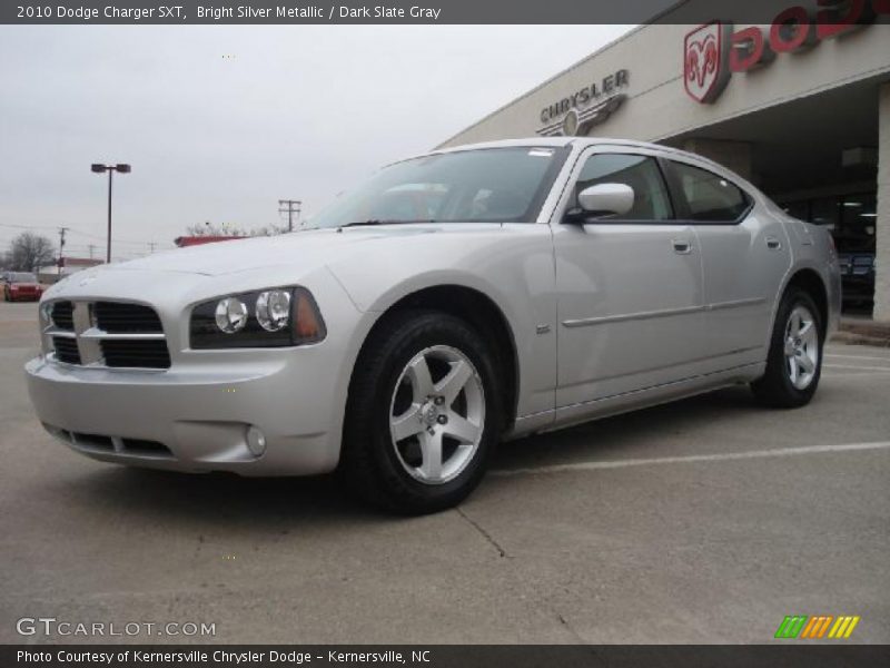 Bright Silver Metallic / Dark Slate Gray 2010 Dodge Charger SXT