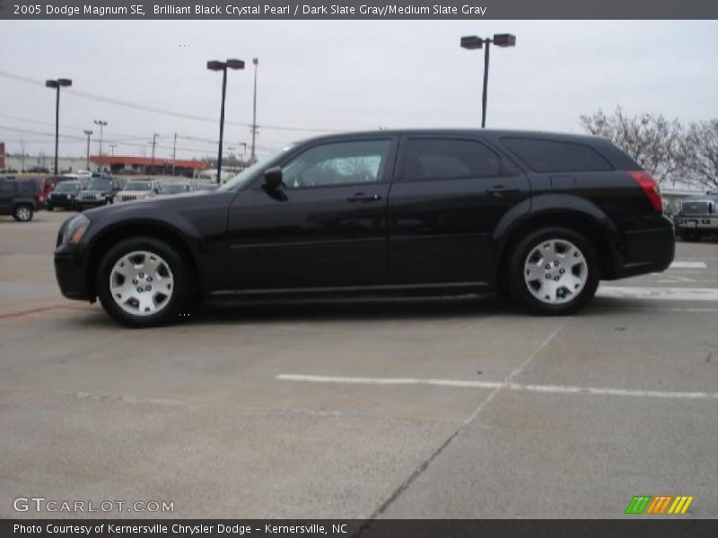 Brilliant Black Crystal Pearl / Dark Slate Gray/Medium Slate Gray 2005 Dodge Magnum SE