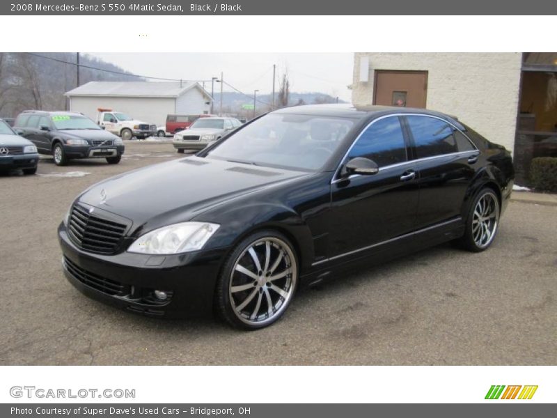 Front 3/4 View of 2008 S 550 4Matic Sedan