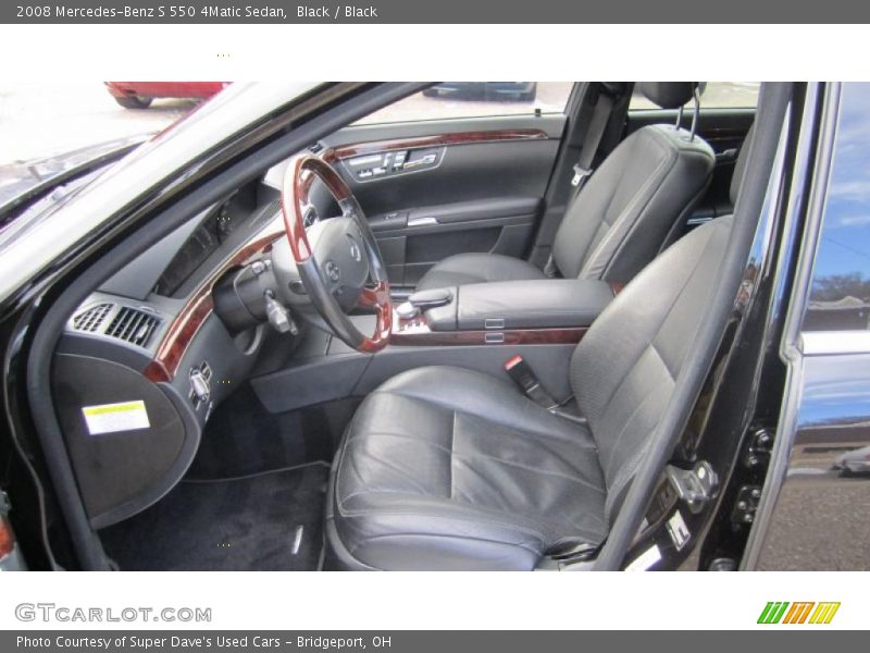  2008 S 550 4Matic Sedan Black Interior