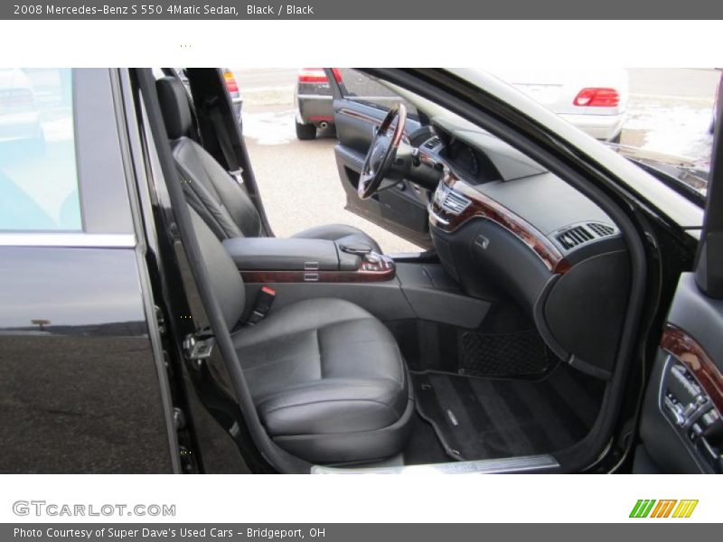  2008 S 550 4Matic Sedan Black Interior