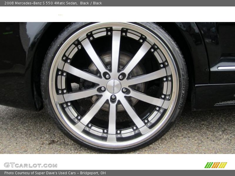 Custom Wheels of 2008 S 550 4Matic Sedan