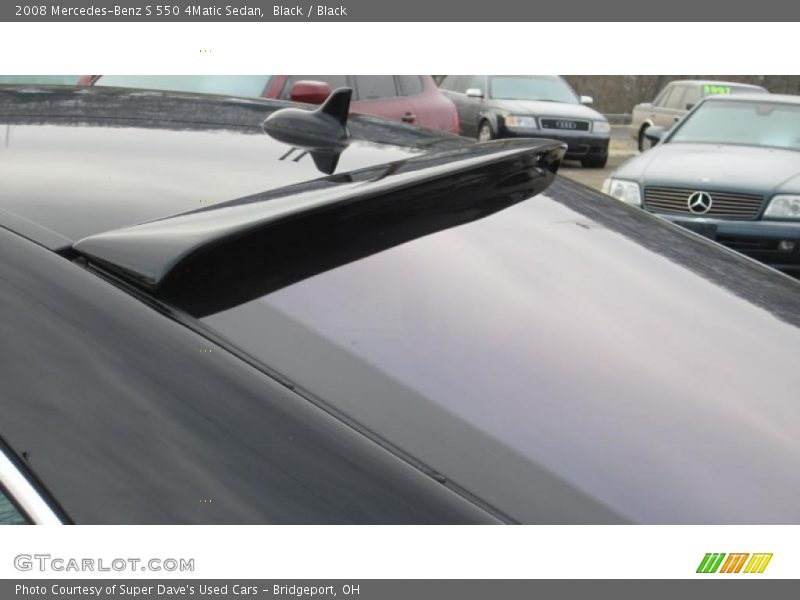 Black / Black 2008 Mercedes-Benz S 550 4Matic Sedan