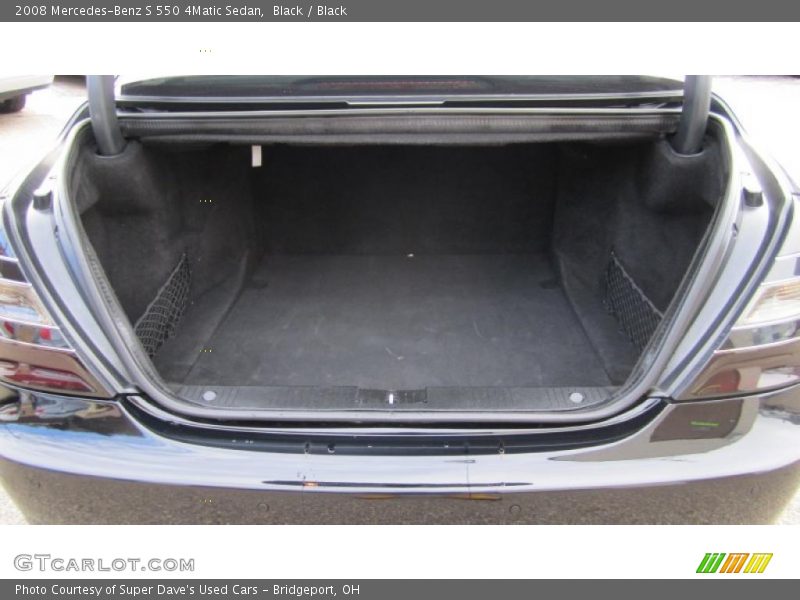 Black / Black 2008 Mercedes-Benz S 550 4Matic Sedan