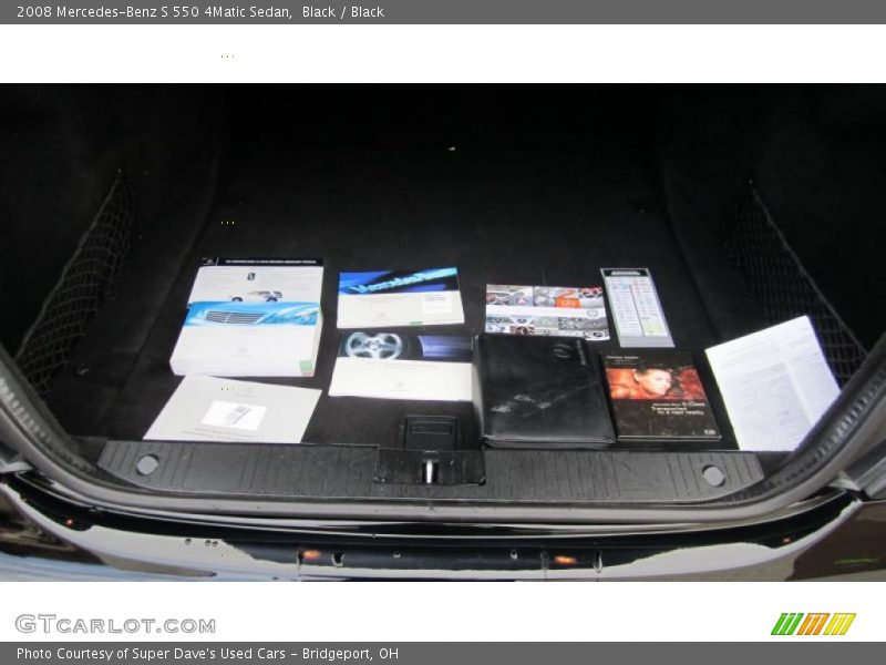 Black / Black 2008 Mercedes-Benz S 550 4Matic Sedan