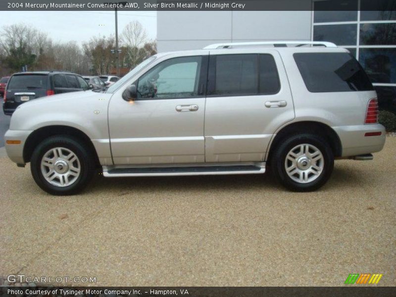 Silver Birch Metallic / Midnight Grey 2004 Mercury Mountaineer Convenience AWD