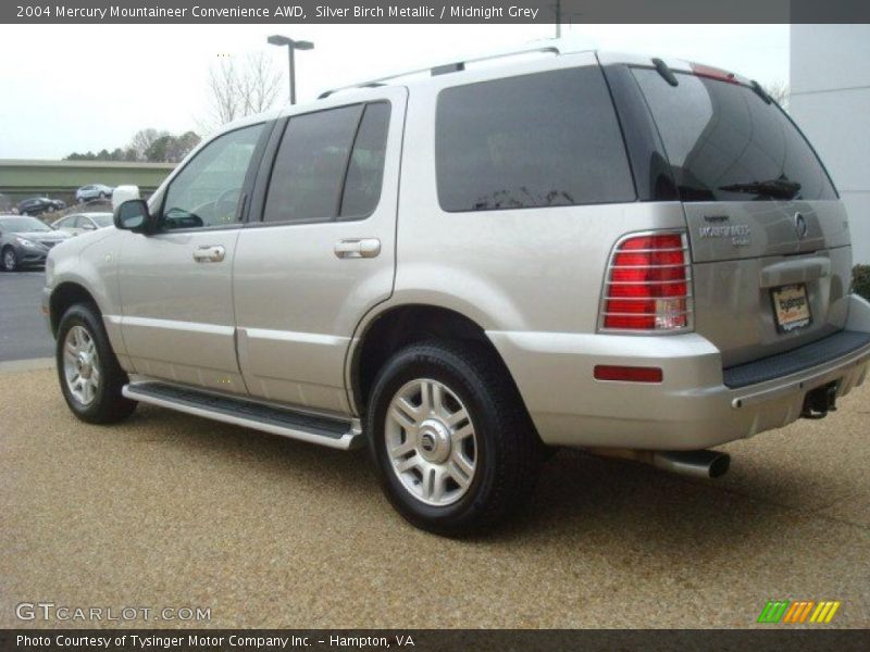 Silver Birch Metallic / Midnight Grey 2004 Mercury Mountaineer Convenience AWD