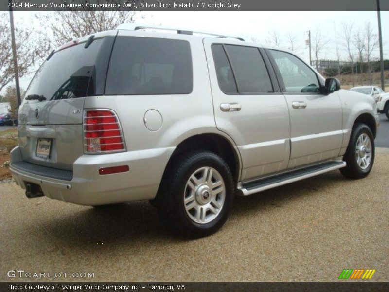 Silver Birch Metallic / Midnight Grey 2004 Mercury Mountaineer Convenience AWD