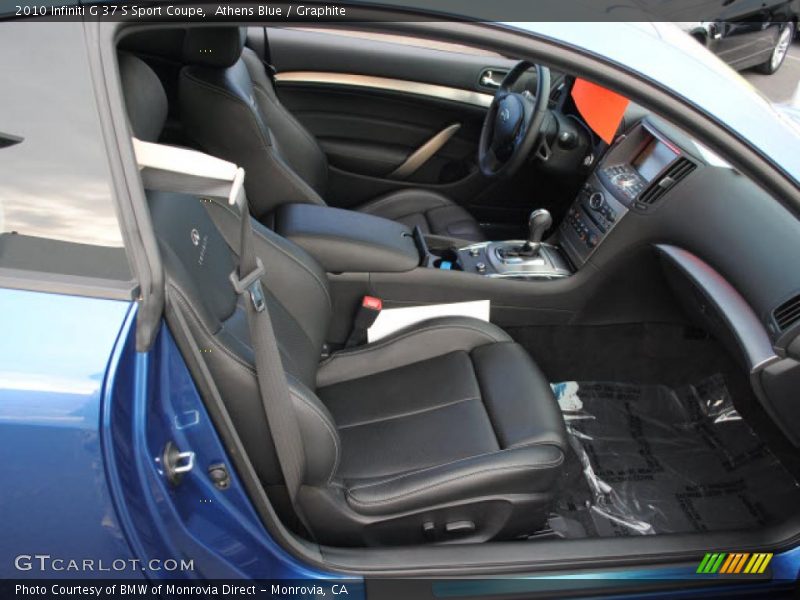  2010 G 37 S Sport Coupe Graphite Interior